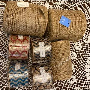 🖐️Burlap Arpillera Rolls & Designed Burlap Rolls